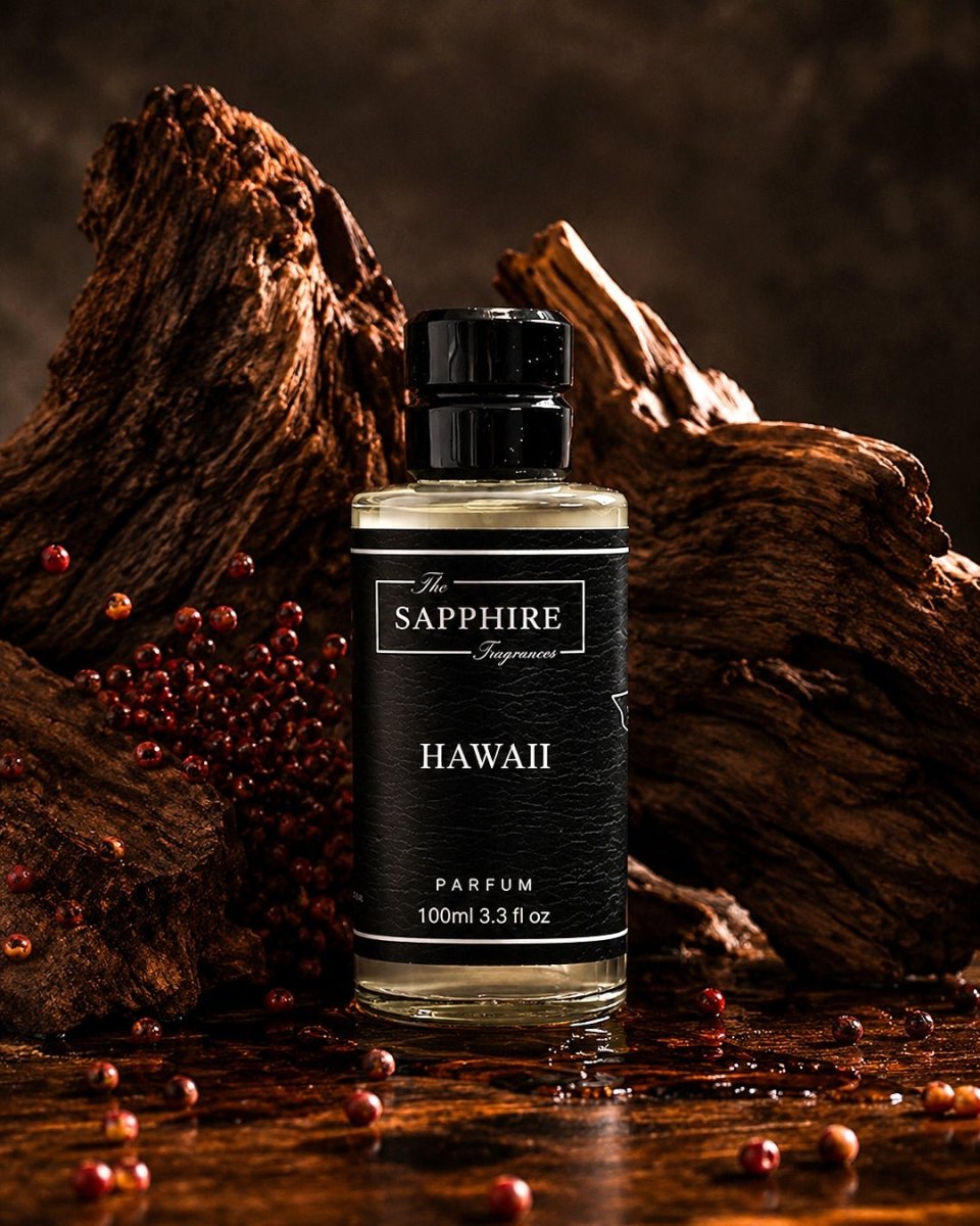 Exotic Hawaii Oud Perfume - Tropical Wood Scent - Sapphire Fragrances