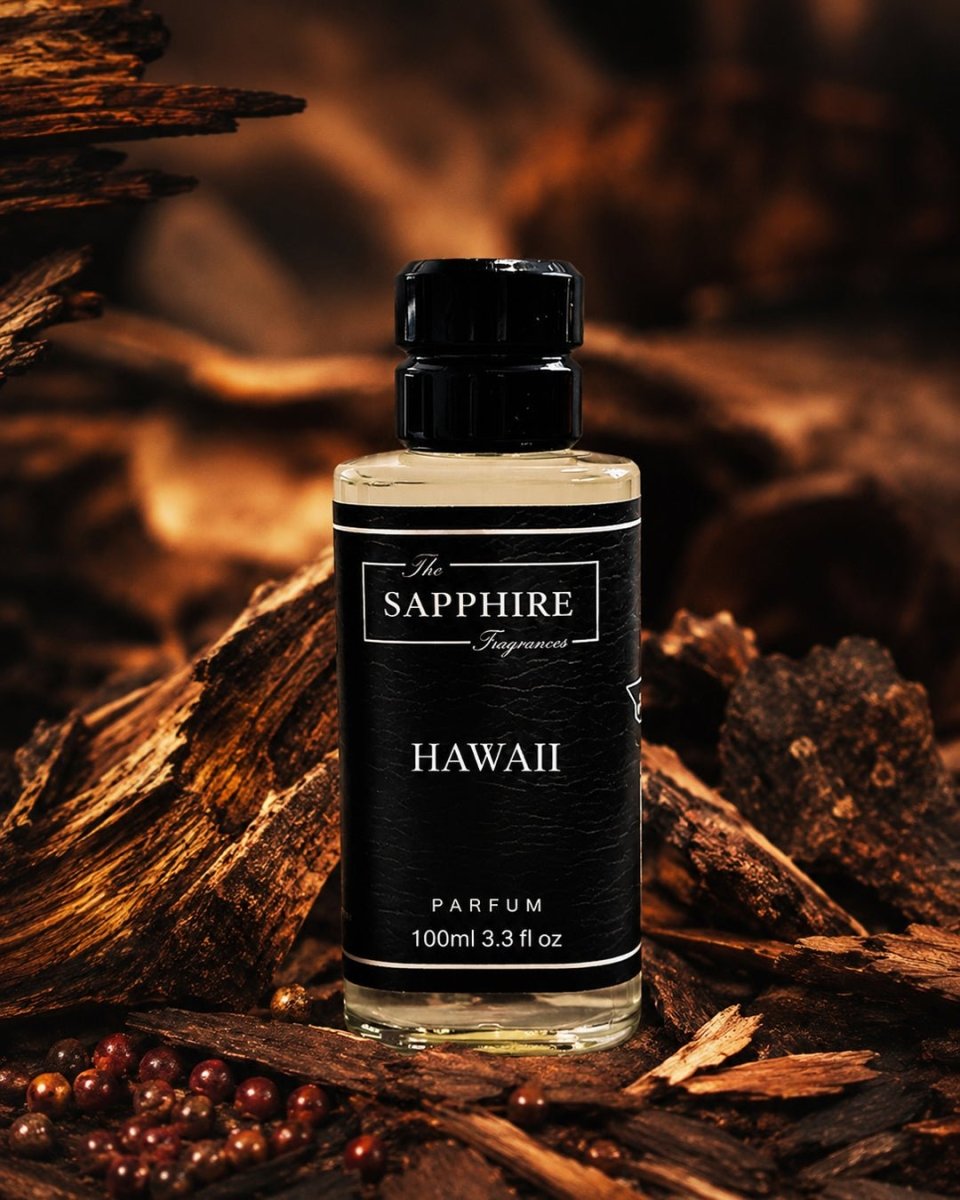 Exotic Hawaii Oud Perfume - Tropical Wood Scent - Sapphire Fragrances